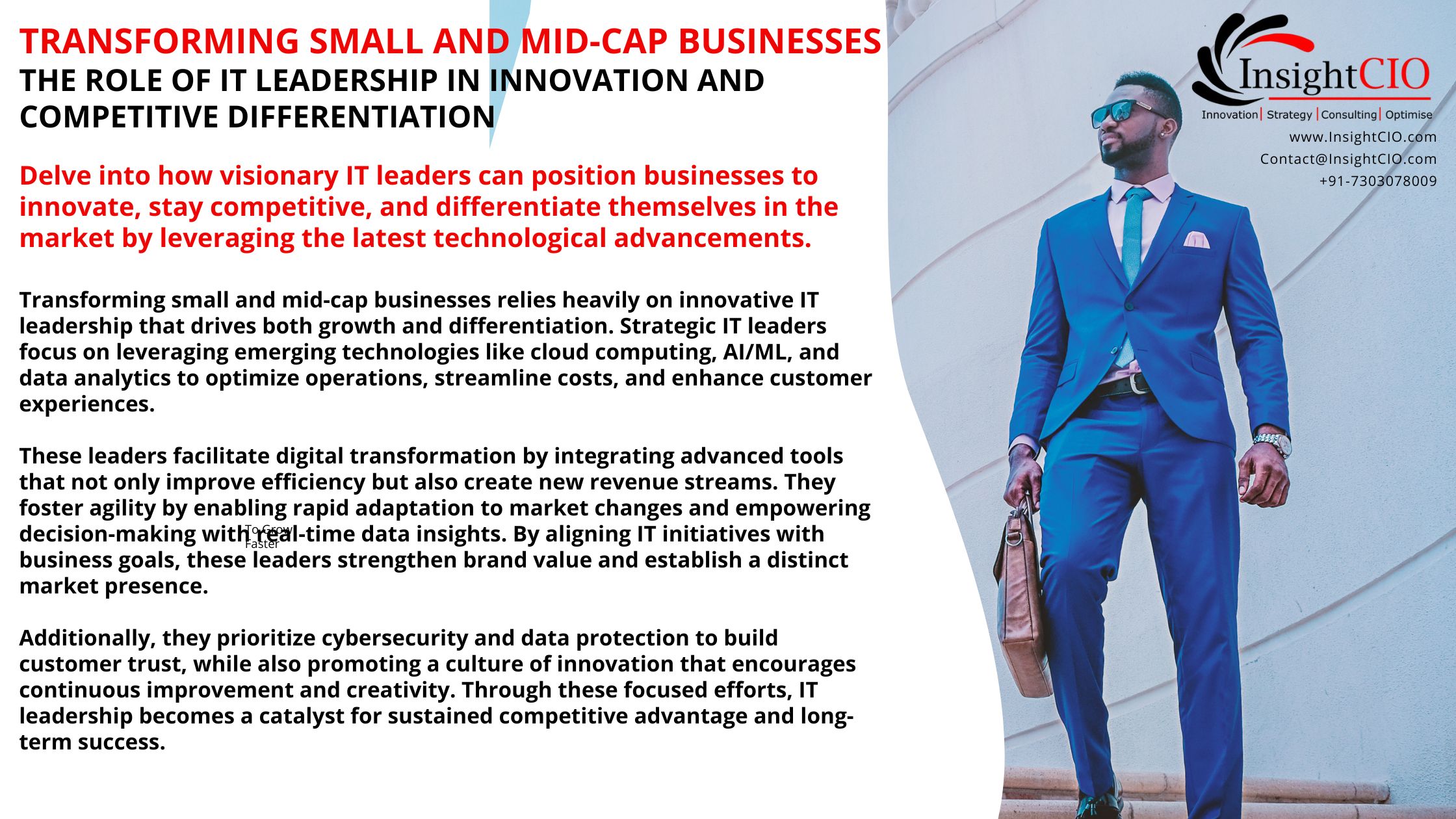 Transforming Small and Mid-Cap Businesses: The Role of IT Leadership in Innovation and Competitive Differentiation