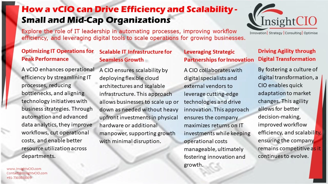 How a vCIO can Drive Efficiency and Scalability – Small and Mid-Cap Organizations