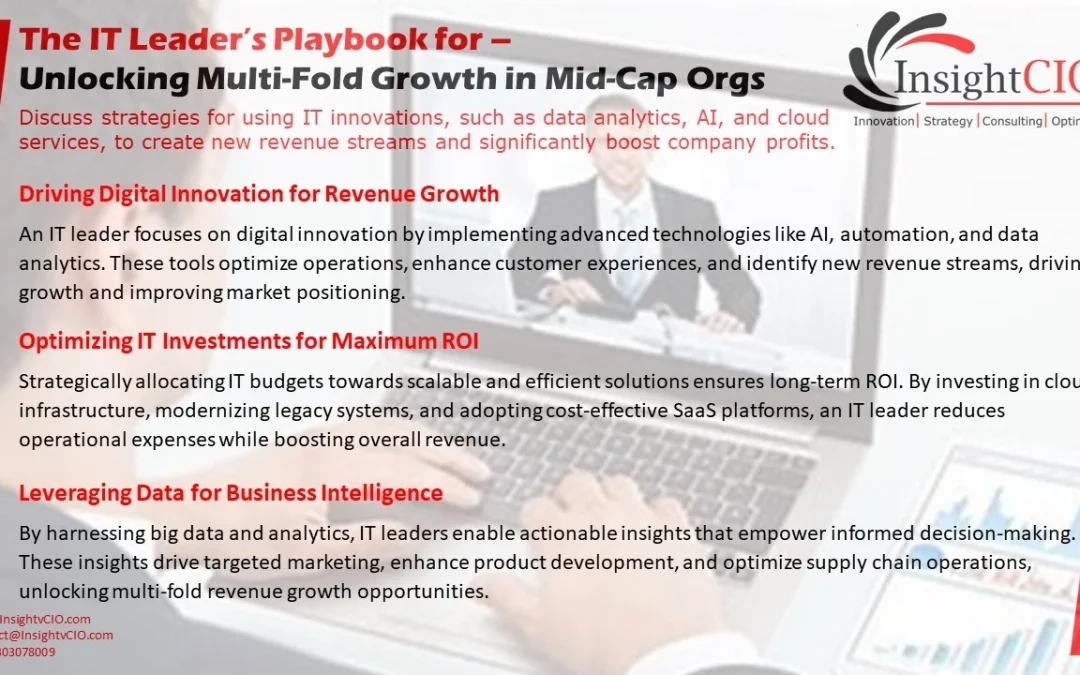 The IT Leader’s Playbook for – Unlocking Multi-Fold Growth in Mid-Cap Orgs