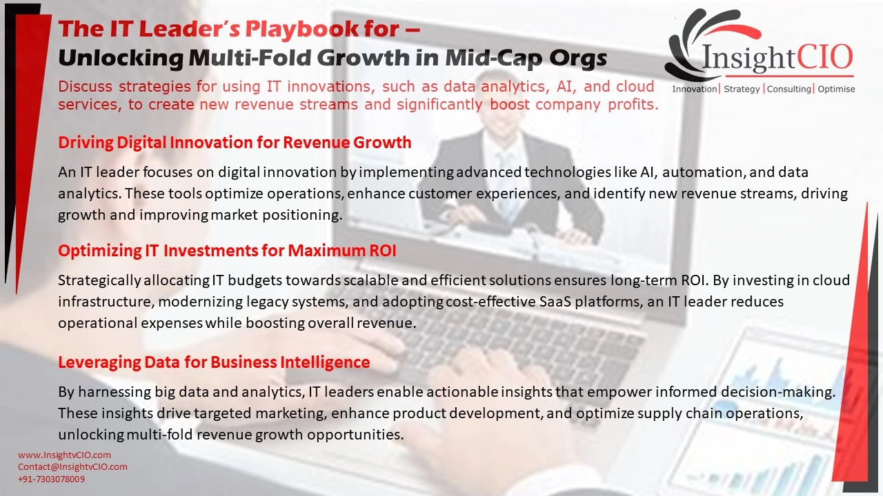 The IT Leader’s Playbook for – Unlocking Multi-Fold Growth in Mid-Cap Orgs